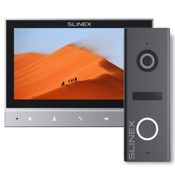Комплект видеодомофона Slinex SK 7 Cloud + ML-17HD, Grey/Graphite