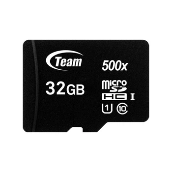 Карта пам’яті Team Group microSDHC 32 ГБ UHS-I Class 10 з SD-адаптером, швидкість читання до 100 МБ/с, запис до 20 МБ/с (TUSDH32GCL10U03)