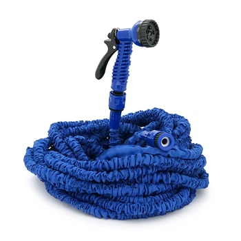 Садовый шланг KY-600B 20-60м Blue с распылителем и насадкой на кран Box
