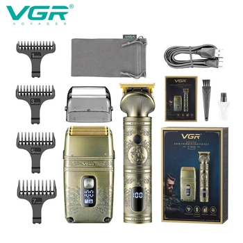 Комплект VGR 2 в 1 V-649, триммер и шейвер. Этот универсальный набор предназначен для комплексного ухода за волосами, бородой и усами.
