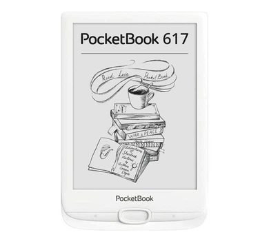 Электронная книга 6" PocketBook 617 / 8ГБ / Wi-Fi / E-Ink екран 1024 × 758 / White (PB617-D-RU) Б/В