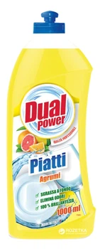 Рідкий засіб для миття посуду Dual Power Цитрусові 1 л (8032680397004)
