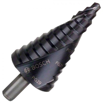 Ступенчатое сверло Bosch HSS-AlTiN 12 ступ. 6-37 мм, PG7-PG2 (2608588072)