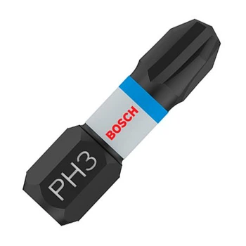 Бита ударная Bosch PRO Impact Control PH3, 1/4", 25 мм, 2 шт (2608522469)
