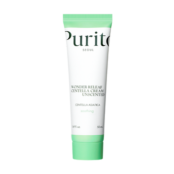 Wonder Releaf Centella Cream Unscented Крем для чутливої шкіри з центеллою без ефірних олій Purito seoul