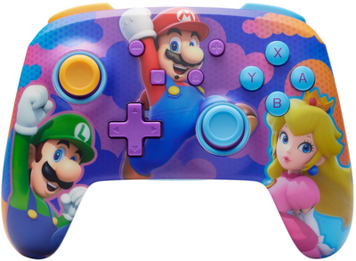 Kontroler PowerA Nintendo Switch Enhanced Wireless Controller - Color Splash Heroes (0617885091117)