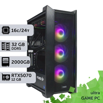 Игровой компьютер GamePC Ultra #471 Core i7 13700F / 32 GB / SSD 2TB / GeForce RTX 5070 12GB геймерский системный блок для киберспорта и стриминга