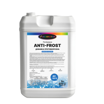 Добавка противоморозная для бетона ТМ DECORATOR Anti-Frost 5л