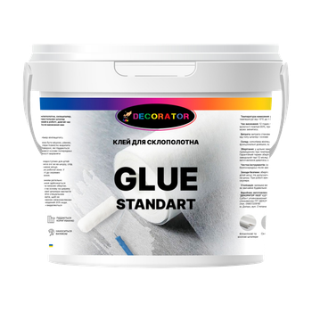 Клей для приклеивания стеклохолста TM DECORATOR Glue Standart 5кг