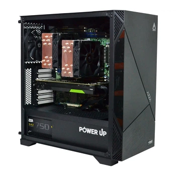 Двухпроцессорная рабочая станция PowerUp #127 Xeon E5 2690 v3 x2 / 32 GB / SSD 256GB / NVIDIA Quadro RTX A4000 16GB многопроцессорная вычислительная система для разработки