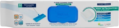 Вологі серветки DeepFresh MOP Soap для прибирання підлоги 50 шт (8681554631579)