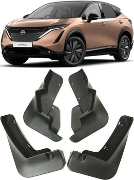 Брызговики Nissan Ariya 2022-, комплект 4шт.