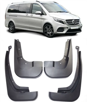 Брызговики Mercedes-Benz V-Class W447 AMG ОБВЕС 2015-, комплект 4 шт.