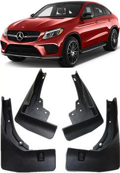 Брызговики Mercedes-Benz GLE class C292 2015- под порог комплект 4 шт.