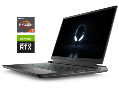 Ігровий ноутбук Б-клас Dell Alienware m17 R5 / 17.3" (1920x1080) IPS / AMD Ryzen 7 6800H (8 (16) ядер по 3.2 - 4.7 GHz) / 16 GB DDR5 / 1000 GB SSD NVMe / nVidia GeForce RTX 3060, 6 GB GDDR6, 192-bit / WebCam б/в