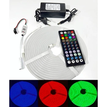 Гнучка світлодіодна неонова стрічка NEON RGB 5м 24В 9462