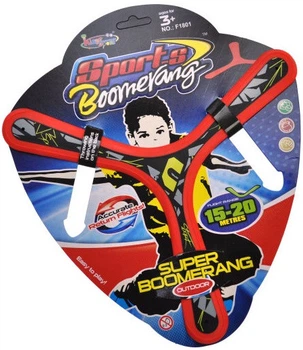 Игрушка Бумеранг для спорта Sports Boomerang – полет 15–20 метров детский