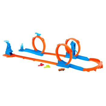 Трек Hot Wheels Track Creator Тройная петля JDW39