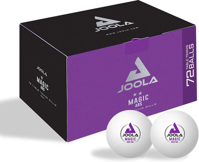 М'ячі для настільного тенісу Joola Magic ABS 40+ 72 шт, білий