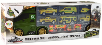 Машинка LEAN Toys Евакуатор з ресорами та валізою для машинок 15884 (5905679074015)