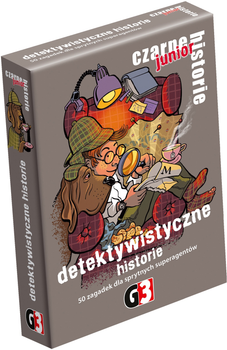 Gra planszowa G3 Czarne Historie Junior Detektywistyczne Historie nowa edycja (5904413301943)