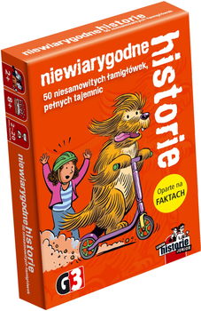 Gra planszowa G3 Czarne historie junior Niewiarygodne historie (5904413301745)