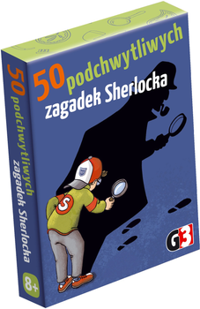 Gra planszowa G3 50 Podchwytliwych zagadek Sherlocka (5904413301783)