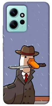 TPU чохол Demsky Goose with knife для Xiaomi Redmi Note 12 4G