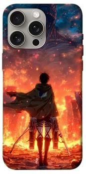 TPU чохол Demsky Attack on titan eren для Apple iPhone 15 Pro Max (6.7")