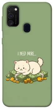 TPU чохол Demsky Money kitten для Samsung Galaxy M30s / M21