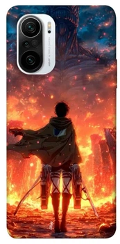 TPU чохол Demsky Attack on titan eren для Xiaomi Redmi K40 / K40 Pro / K40 Pro+ / Poco F3