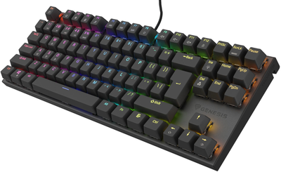 Клавіатура дротова Genesis Thor 303 TKL RGB Outemu Peach Silent Black (5901969432947)