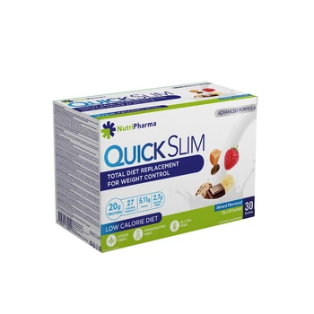 Протеїновий коктейль Quick Slim "Мікс смаків", 30 саше по 23 г