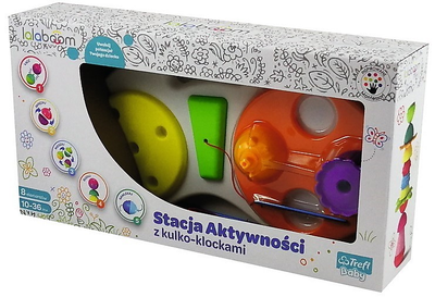 Stacja aktywności Trefl Baby Lalaboom z kulko-klockami 61083 (5900511610833)