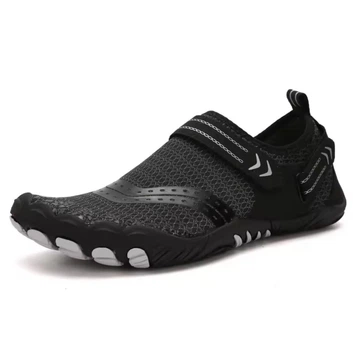 Обувь для пляжа и кораллов аквашузы Diving shoes черные с липучкой 35 ( 22,8 см ) 322