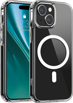 Панель Etteri Hybrid Mag для Apple iPhone 15 Transparent (5907457798595)