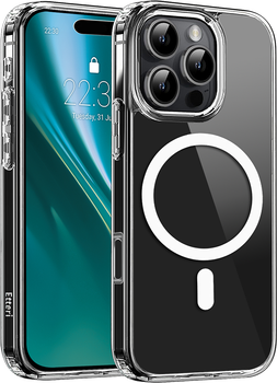 Панель Etteri Hybrid Mag для Apple iPhone 16 Pro Max Transparent (5907457798656)