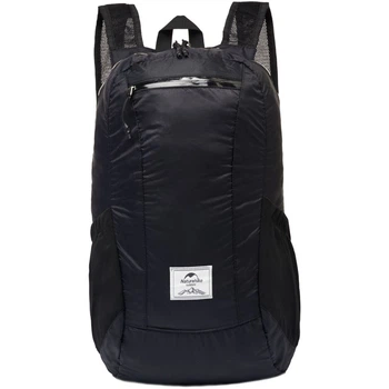 Рюкзак компактный сверхлегкий Naturehike Ultralight NH17A012-B, 18л, черный (00000005179)