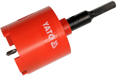 Свердло корончасте алмазне YATO 82 мм з шестигранником YT-6046 (5906083960468)