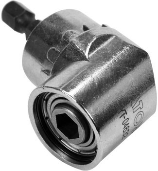 Тримач-адаптер кутовий YATO HEX 1/4" 37 мм 12 Нм під кутом 105° (YT-04632)