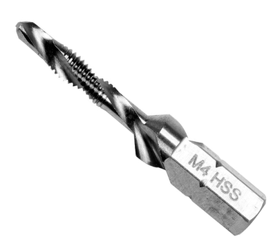 Свердло-мітчик YATO М4 х 0.7 мм HSS М2 HEX-1/4" довжина 39/6 мм (YT-44841)