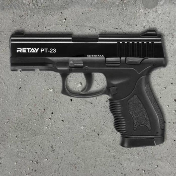 Стартовий пістолет Retay PT23 black (Taurus 24/7)