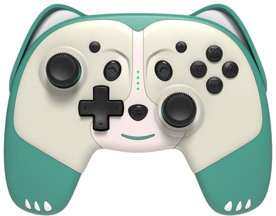 Kontroler Freaks and Geeks Pandy for Switch with paddles - Green (3760178624978)