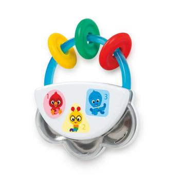 Muzyczna zabawka tamburyn z grzechotka Baby Einstein Tiny Tambourine 3m+ (74451129252)