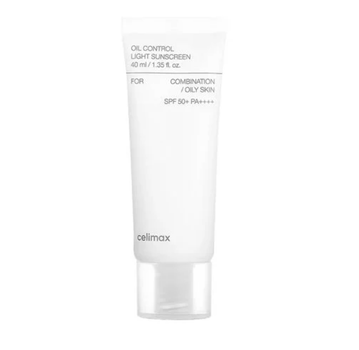 Солнцезащитный крем для уменьшения секреции себума Celimax Oil Control Light Sunscreen SPF50+ PA++++, 40 мл