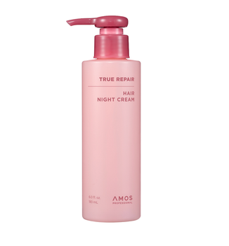 Ночной несмываемый крем для сухих и поврежденных волос Amos Professional True Repair Hair Night Cream, 180 мл
