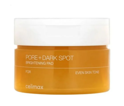 Пады осветляющие для сужения пор Celimax Pore+Dark Spot Brightening Pad, 40 шт