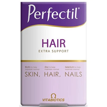 Дієтична добавка Vitabiotics Perfectil Hair (Перфектил Плюс Розкішне Волосся) 60 таблеток