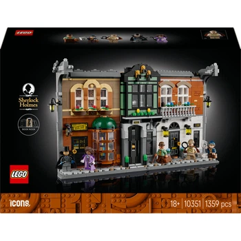 Конструктор LEGO Icons Sherlock Holmes: Книжный уголок 1359 деталей (10351)