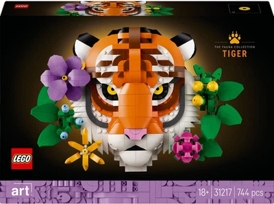 Конструктор LEGO Art Колекція фауни - Тигр 744 деталі (31217)